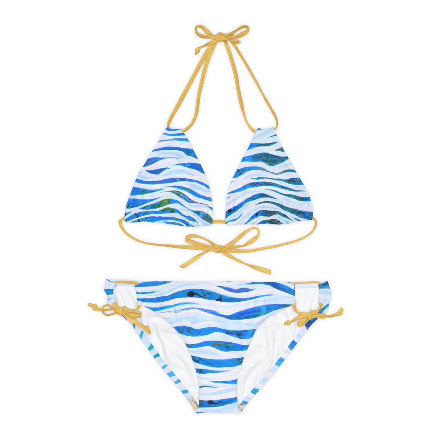 Aquatic Life Strappy Bikini Set