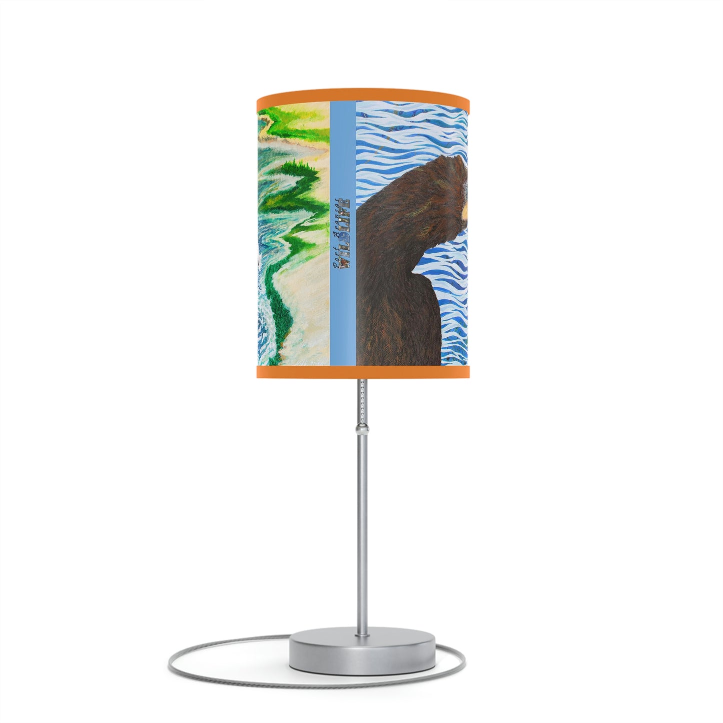 Cormorant and Shorebird in the Sun Bird Art Lamp on a Stand, US|CA plug