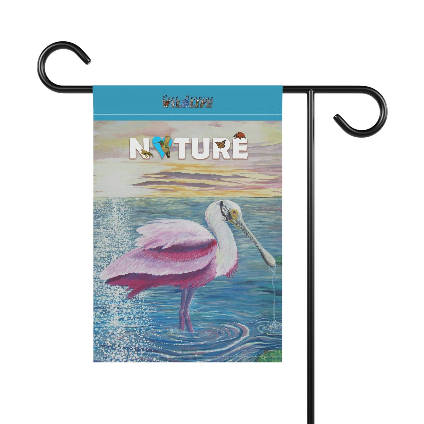 Roseate Spoonbill in the Sun Garden & House Banner