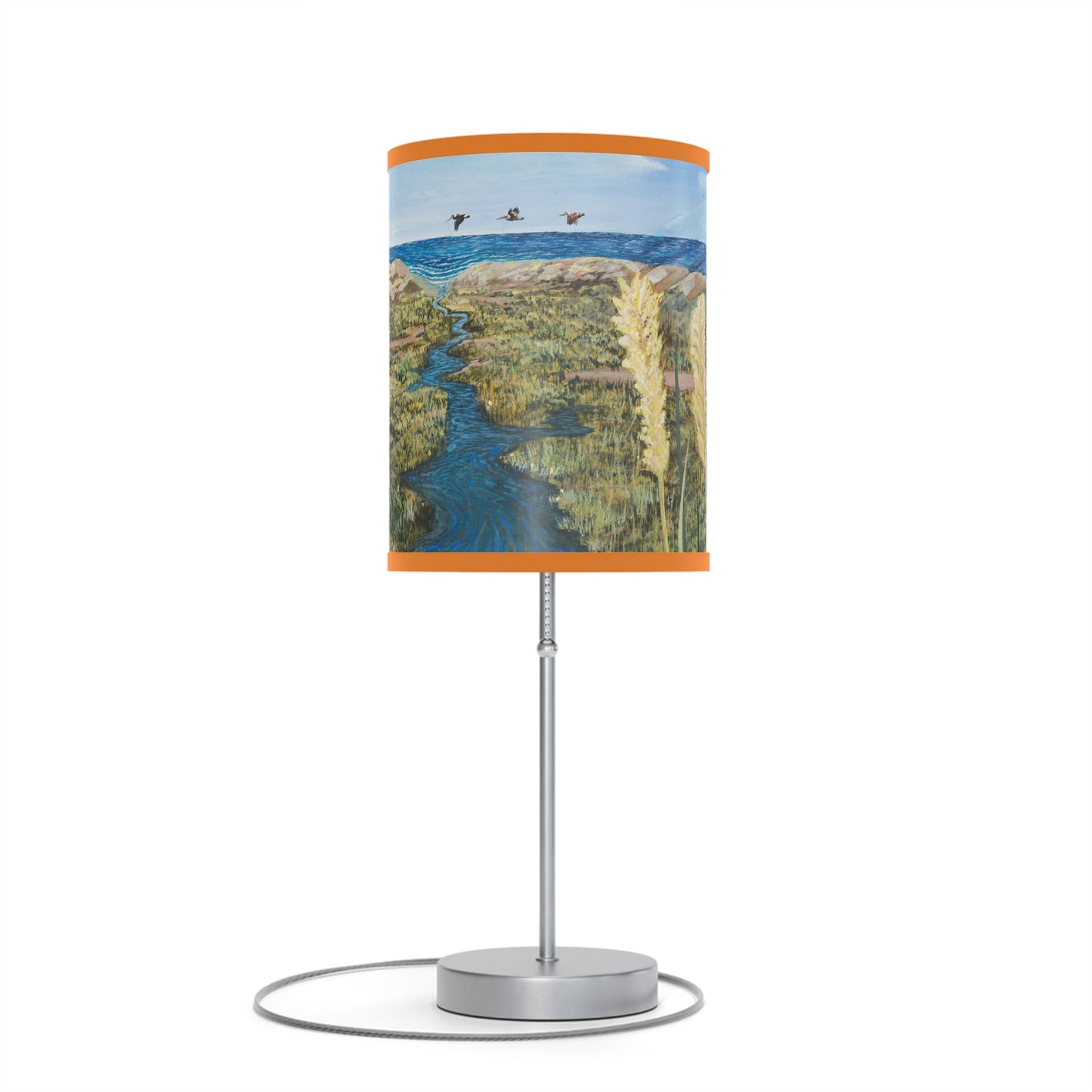 Once Upon  a Time in Port Aransas Art Lamp on a Stand, US|CA plug