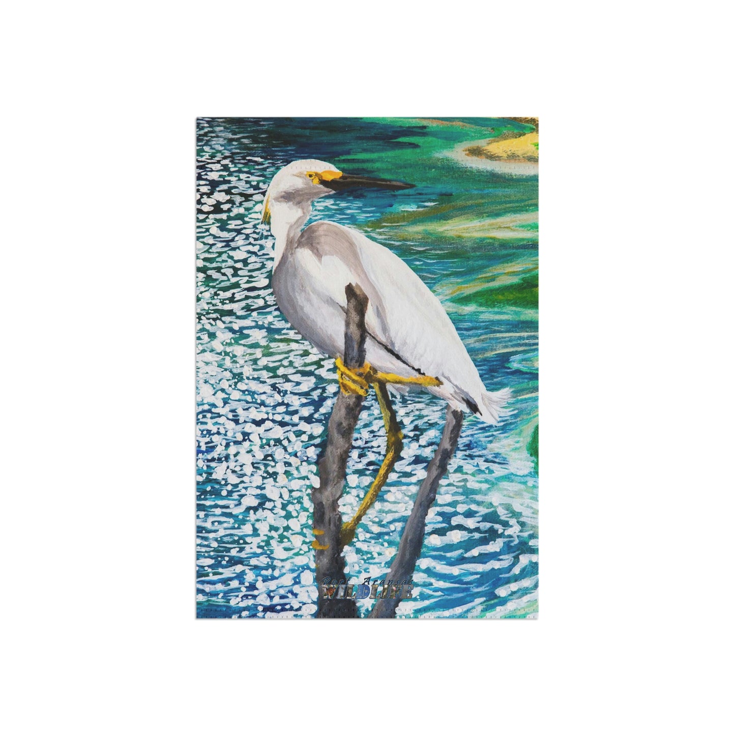 Shorebird in the Sun Art Garden & House Banner