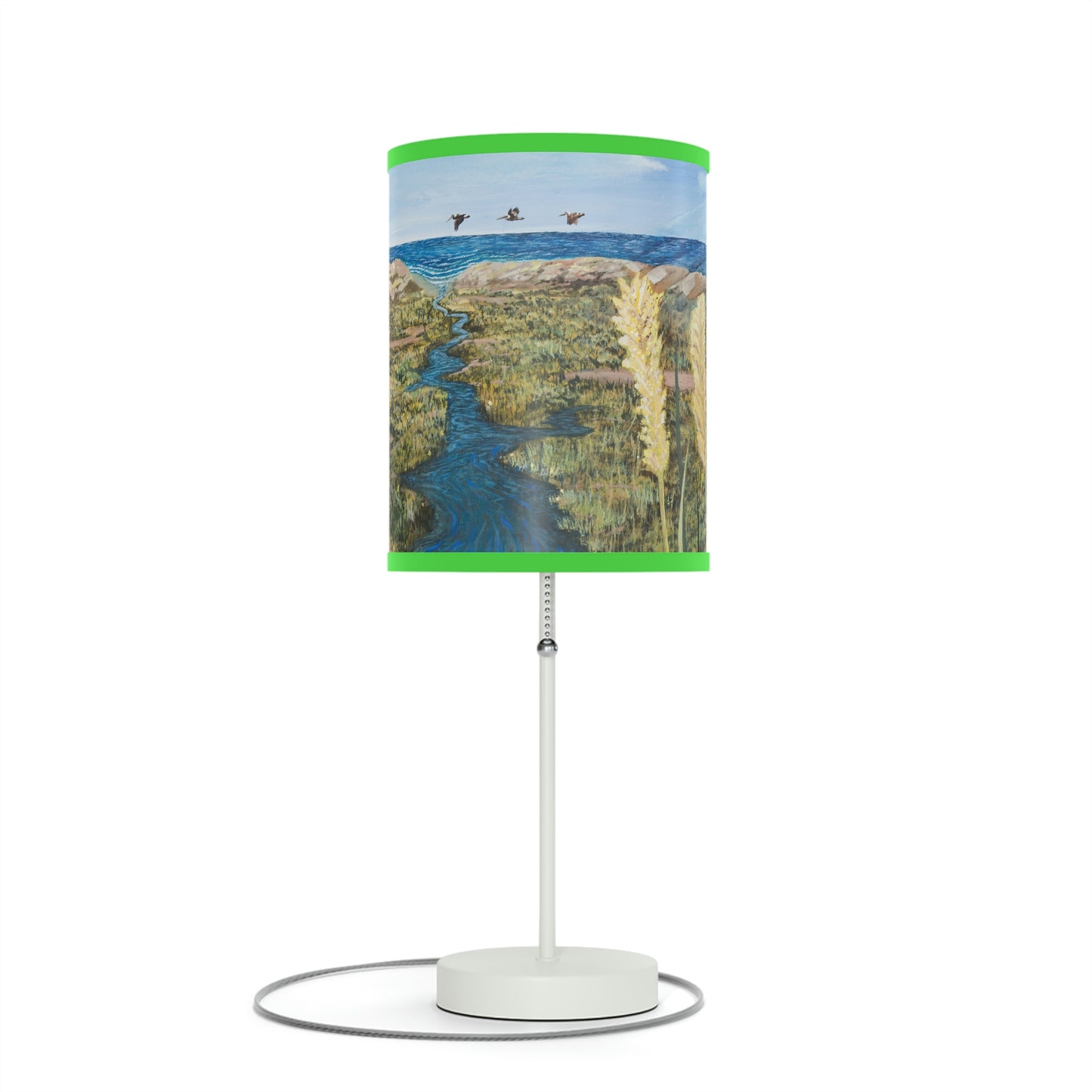 Once Upon  a Time in Port Aransas Art Lamp on a Stand, US|CA plug