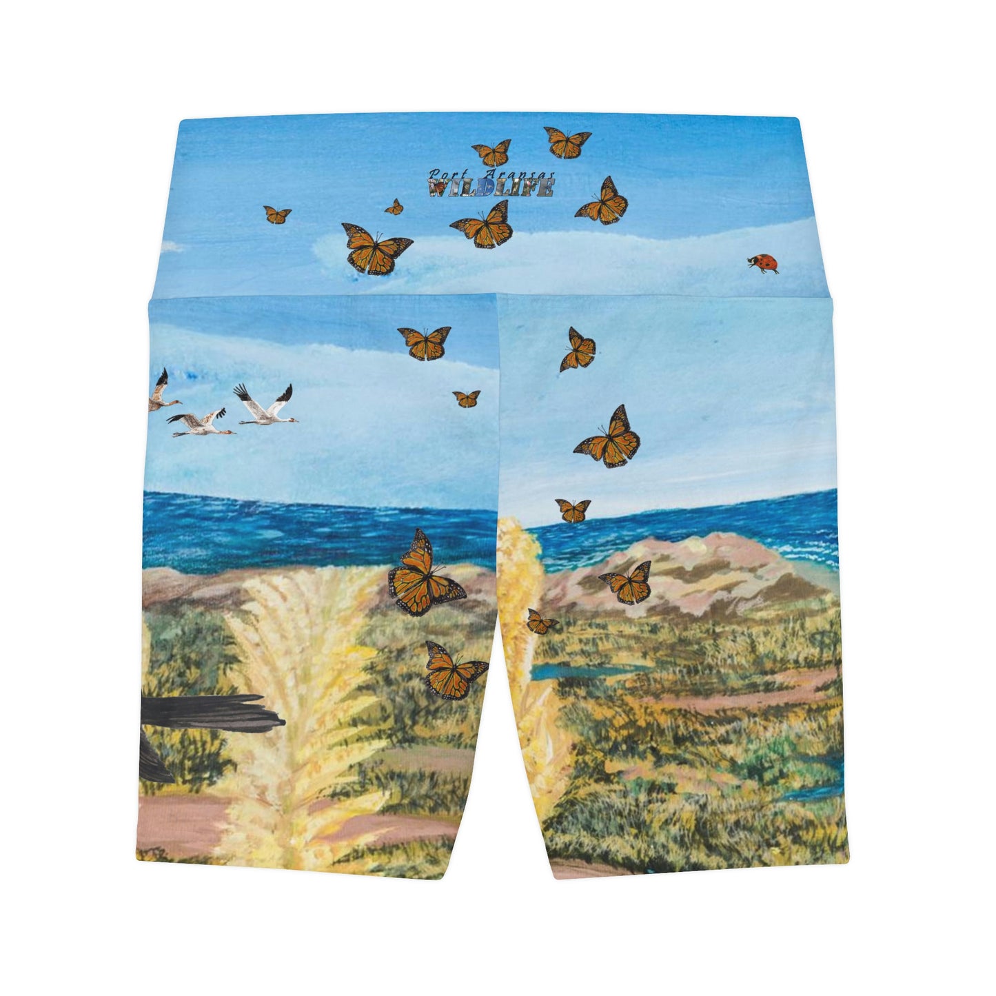 Wildlife at the Beach - Women's Workout Shorts