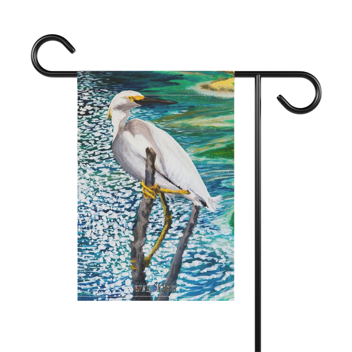 Shorebird in the Sun Art Garden & House Banner