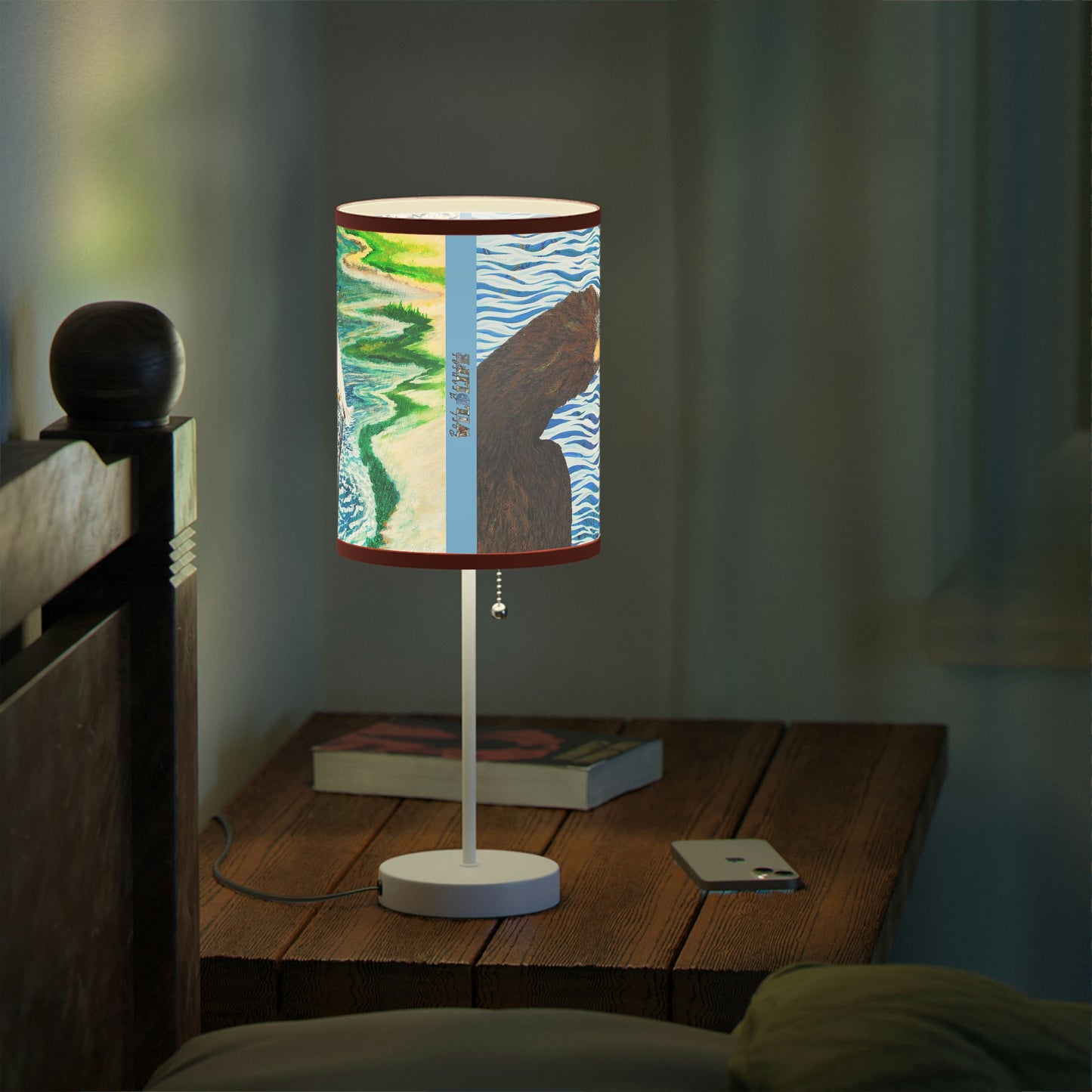 Cormorant and Shorebird in the Sun Bird Art Lamp on a Stand, US|CA plug