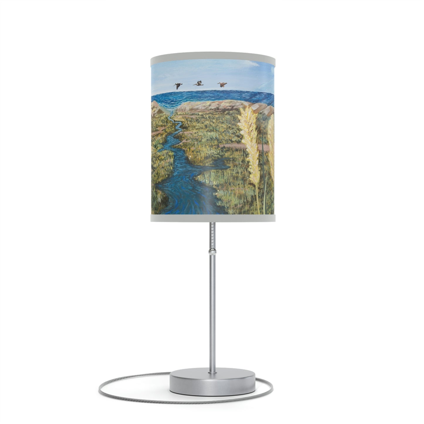 Once Upon  a Time in Port Aransas Art Lamp on a Stand, US|CA plug