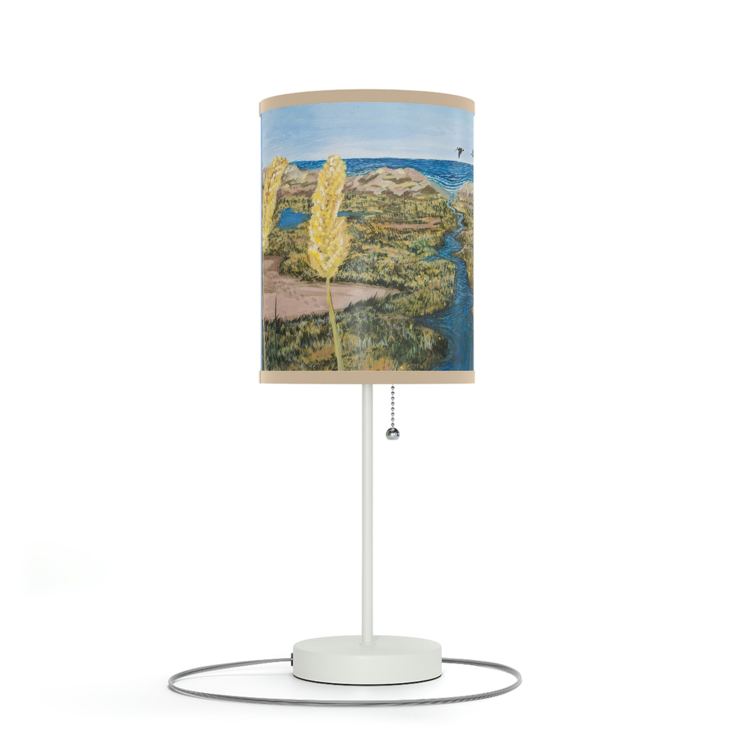 Once Upon  a Time in Port Aransas Art Lamp on a Stand, US|CA plug