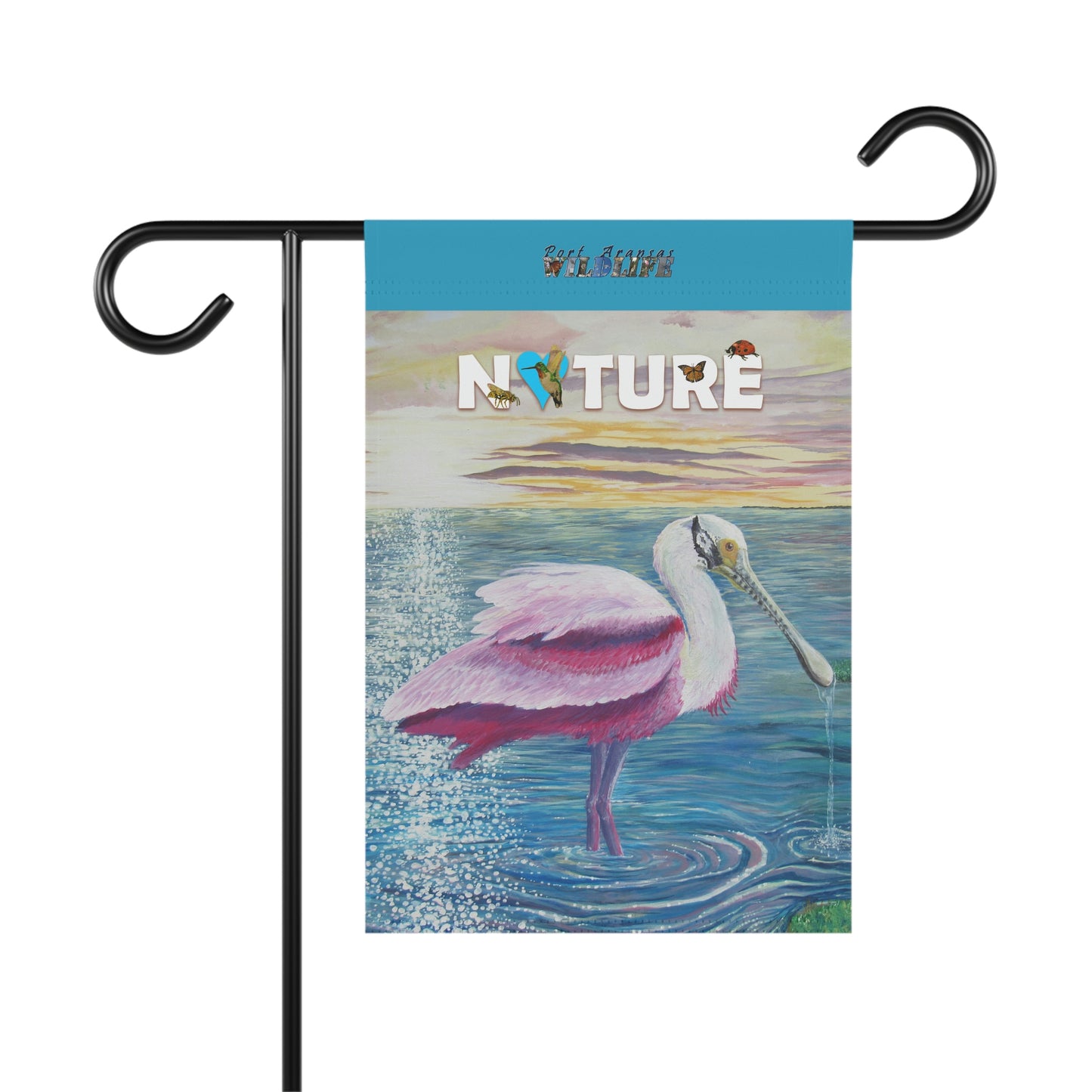 Roseate Spoonbill in the Sun Garden & House Banner