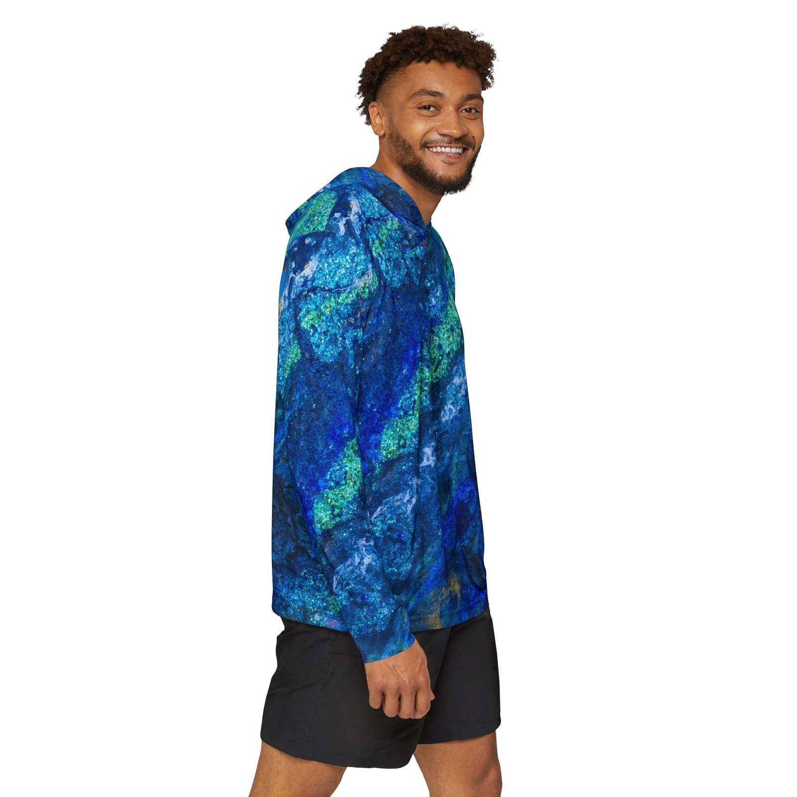 Copy of Sea Turtle Ocean Sounds Hoodie — Blue Sparkling Coastal Waters - Image 6
